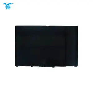 Thinlaptop layar LCD pengganti untuk ThinkPad X13 Yoga Gen 2 perakitan layar sentuh LCD dengan Bezel