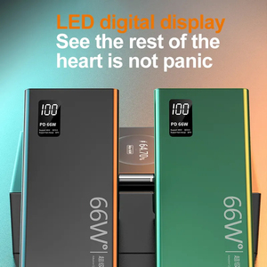 Lany tùy chỉnh xách tay ngân hàng điện 20000mAh Mini ngân hàng điện với LED hiển thị cho điện thoại Samsung được xây dựng trong 4 trong 1 cáp Powerbank - Product Image 3