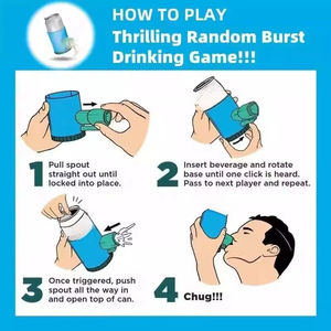 Juego de Ruleta para Bebidas al por Mayor, Divertido Rompe Latas, Juegos de Beber, Artículos para Fiestas - Product Image 2