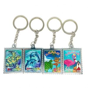 Custom Style Keychain Travel Souvenir Keychain Oceans Tourist Decoration Key Ring for Purse <b>Backpacks</b> Handbags Acrylic Keychain - Product Image 6