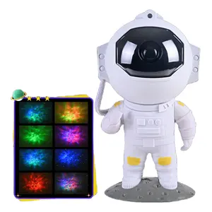 Rechargeable Astronaut Starry Sky Projector Light Nebula Star Night Lamp Starry Sky Projector Light