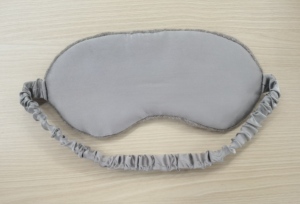 Luxury 100% Cashmere Knitted Sleep <b>Mask</b> Silk Lining Scrunch Strap Custom Embroidery Blackout <b>Eye</b> Cover - Product Image 3