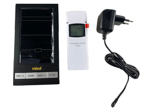 Estación Meteorológica Inalámbrica de 1 UNIDAD con 1 Sensor, <span class=keywords><strong>3</strong></span> Canales, Pantalla Táctil LCD a Color, IP44, 1 Año de Garantía, WN2810-W1T OEM - Product Image 3