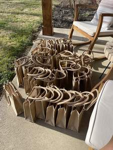 Bolsa de Yute Ecológica Personalizada con Asas de Algodón Largas para Regalos con Logotipo Personalizado - Product Image 6