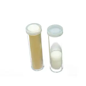 Hot sale coin tube plastic container disposable plastic 20mm coin tube gold coin storage tube