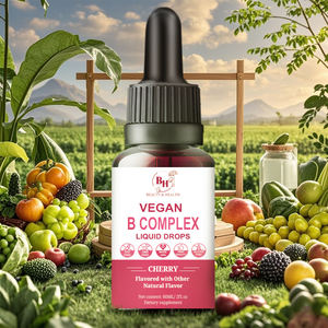 Oem/odm vegan <span class=keywords><strong>B</strong></span> <span class=keywords><strong>Complex</strong></span> Liquid Drops สำหรับสุขภาพกายและการเผาผลาญของเซลล์เชอร์รี่รส60มล. - Product Image 4