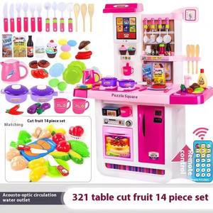 ชุดของเล่นครัวจำลองพร้อมแสงและเสียง - ชุดของเล่นทำอาหารสำหรับเด็ก ของเล่นเสริมพัฒนาการแบบมอนเตสซอรี่ ของขวัญสำหรับเด็กอายุ 2-5 ปี - Product Image 2