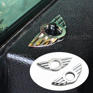 1 unidad de pegatinas de emblema de ala para el pino de bloqueo de puerta, accesorios para coche, para Mini Cooper Countryman R56 R50 R53 F56 F55 R60 R57 - Product Image 1