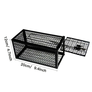 Herbruikbare <span class=keywords><strong>Humane</strong></span> Muisval Metalen Rattenkooi Voor Het Vangen En Loslaten Van Vaste Muizenverdrijver En Rattenval Voor Muizen En Vogels - Product Image 4