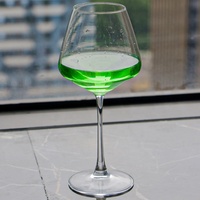 Verre à vin blanc en cristal sans plomb, fait main, ultra-fin, de haute qualité esthétique, grand gobelet