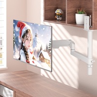 Soporte Articulado para Monitor LED de 17-32 Pulgadas con Resorte de Gas de Aleación de Aluminio, Soporte de TV con Movimiento Completo, Soporte para PC, VESA, en Stock