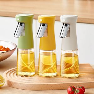 Kitchen Household Glass Cooking Olive Oil Mist Sprayer 240ml Mister Bottle Liquid Dispenser for Cooking With Spray - Product Image 4
