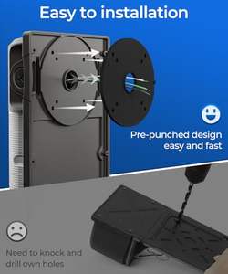 Mini projecteur mural avec cellule photoélectrique 30W/25W/18W 5000K Lumière du jour 120-277V Sécurité Extérieur Projecteur mural LED - Product Image 4