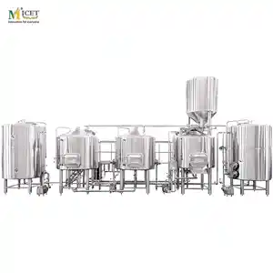 Équipement semi-automatique d'usine de brassage de microbrasserie 6BBL à vendre brasserie