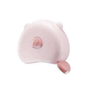 Cinta métrica suave de dibujos animados de 145 cm, regla magnética 3D automática retráctil para medir la cintura, diseño de oso, color rosa melocotón - Product Image 5