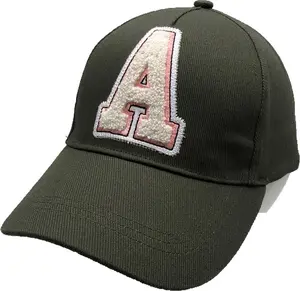 Baseball Hats In Stock Wholesale Custom 100% Cotton Fashion Girl Letter Embroidery Logo Baseball Hats