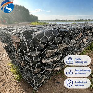 Grillage gabion tissé de 2,7 mm, anti-corrosion, disponible sur mesure, pour la protection des berges de rivière - Product Image 2