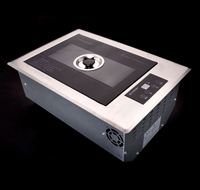 Table de barbecue électrique infrarouge à chauffage direct d'usine avec gril Teppanyaki intégré pour restaurants