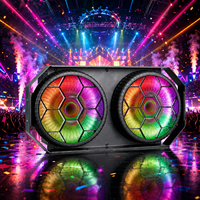 Nouvelle Lampe de Scène pour Événements et Fêtes DJ, Effet Blinder à 2 Yeux CW+WW RGB LED pour Public de Discothèque