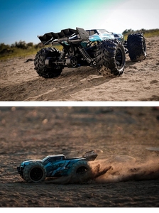 SCY 16101 16102 PRO 1:16 2.4G 4WD Brushless 70KM/H Camion Telecomandato ad Alta Velocità Fuoristrada 4x4 <span class=keywords><strong>Monster</strong></span> RC Auto <span class=keywords><strong>Giocattolo</strong></span> per Adulti - Product Image 4