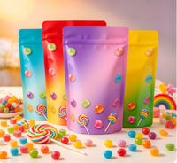 Sachet Doypack Personnalisé Imprimé en Gros avec Fermeture Éclair, Sac en Plastique Étanche pour Stockage de Céréales, Snacks et Poudres