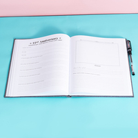 Planificateur de budget personnalisé, planificateur de vie, planificateur en gros avec reliure spirale et piqûre à cheval, couverture en PP, option cadeau