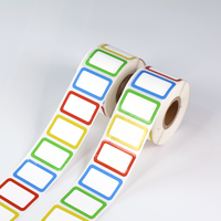 Autocollants personnalisés imperméables imprimés UV pour cadeaux, étiquettes de remerciement, étiquettes d'emballage assorties en papier kraft, rouleaux d'autocollants avec logo