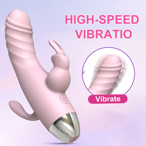 Venta al por mayor recargable empuje Vagina Jouet Sexuel <span class=keywords><strong>vibrador</strong></span> punto G estimulador del clítoris conejo consolador <span class=keywords><strong>vibrador</strong></span> femenino - Product Image 2