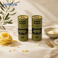 Tube en carton cylindrique imprimé CMJN, recyclable et sans plastique, pour emballage de condiments et épices – Boîte en tube de papier