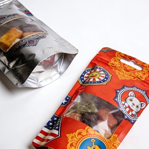 Bolsa de pie personalizada con impresión mate, con cierre de ocho sellados laterales y cremallera, <span class=keywords><strong>para</strong></span> alimentos, alimentos <span class=keywords><strong>para</strong></span> mascotas y frutos secos, con impresión interior - Product Image 2