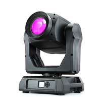 Leahua Projecteur LED étanche 300W à tête mobile Beam Spot Wash CMY CTO DMX512 Compact Portable pour Mariage IP65 Éclairage de Scène Professionnel