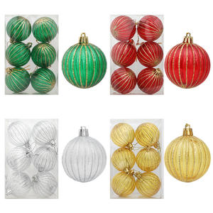 Adorno Decorativo de Bola de Calabaza Pintada en Color Dorado de 6 cm, Estilo Nuevo, para Colgar en el Árbol de Navidad - Product Image 2