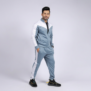 Conjunto Deportivo Personalizado para Hombre, Chaqueta y Pantalón de Chándal de Poliéster/Algodón 2 en 1 para Invierno, Ropa Deportiva al por Mayor OEM, Traje para Correr, Ropa Deportiva para Gimnasio, con Logotipo Personalizado - Product Image 1