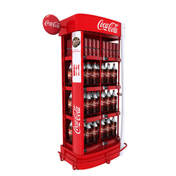 コカコーラディスプレースタンド 小売マートコカコーラディスプレイラックデパートソフトドリンク