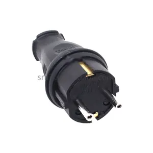 Alta qualidade IP44 alemão ao ar livre impermeável soquete macho rewireable plug 16A UE Industrial impermeável soquete