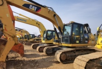 Excavatrice sur chenilles d'occasion CAT 325D/325D2 de 25 tonnes, moteur 140 kW, godet de 1,2 m, forte puissance de creusement, équipement lourd à vendre