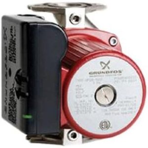 Pompe de circulation monophasée Grundfos 115 volts en acier inoxydable rouge pour piscine hors sol - Product Image 1