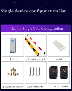 Karınca servo motor güvenliği otomatik taşınabilir trafik bariyer kapısı otomatik bom bariyer kapısı - Product Image 4