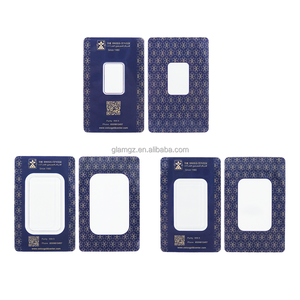 Tarjeta de Certificación para Barras de Oro Fino con Número de Serie de Plástico, Seguridad Antimanipulación, Impresión a Color y Embalaje en Blíster - Product Image 4