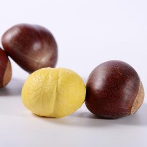 Amandes de châtaignes grillées bio, sucrées et saines, en-cas séchés naturels et décontractés, prêtes à consommer - Product Image 2