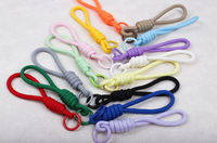 Shuomi Meilleure Vente Lanière en Maille de Nylon Corde Tressée Souple Fluorescente pour Étui de Téléphone, Cordon de Suspension, Porte-clés, Pendentif de Sac