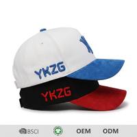 Gorra de Béisbol Retro Estilo Americano con Visera en Contraste, Gorra de Sol Hip Hop con Bordado 3D de Letras Góticas de Lujo, Oficial YKZG