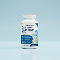 Comprimés de Vitamines Minérales D3 à Haute Concentration – Complément Santé Adulte Calcium Magnésium Zinc Soutien Immunitaire Gestion de l'Énergie