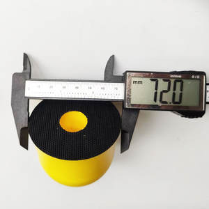 <span class=keywords><strong>3</strong></span>-дюймовый 72 мм желтый крюк и петля шлифовальный диск резервная площадка низкопрофильный полировальный диск - Product Image 4