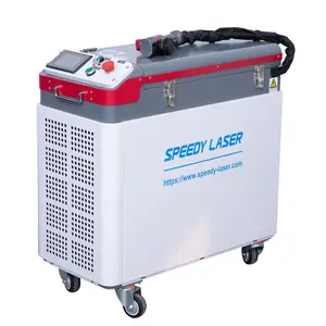 Speedy Laser 200W Air Cooling Handheld Portable Fiber Laser Machine De Nettoyage Oxyde D'huile acier Aluminium Nettoyage