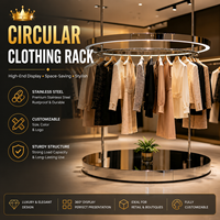 Porte-vêtements circulaire, porte-vêtements rond, porte-vêtements incurvé