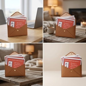 Estuche para Tarjetas de Juego, Tarjetas de Puntuación, Boletos, Estuche de Almacenamiento Portátil, Bolsa de Cuero PU para Mahjong, Accesorios de Entretenimiento para Fiestas - Product Image 3
