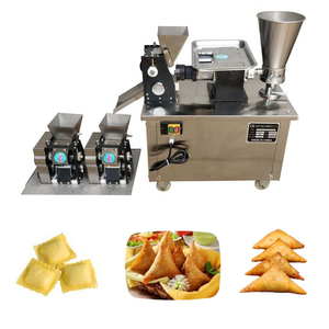 Máquina Automática para Hacer Dumplings, Pelmeni y Wontons Rectangulares de Acero Inoxidable de Alta Eficiencia, 4500 Piezas/h, con Motor - Product Image 5