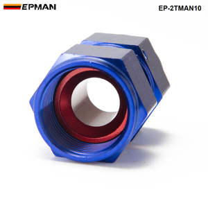 EPMAN 4AN 6AN 8AN 10AN Female ke AN4 AN6 AN8 AN10 Female Straight Swivel Coupler Union Fitting Adapter Biru - Product Image 5