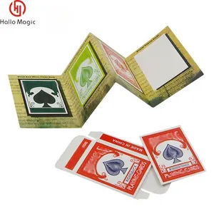 Divertido 3D Publicidad <span class=keywords><strong>Trucos</strong></span> de Magia Baraja de cartas que aparece Magia Mago Close Up Gimmick Props Mentalismo Comedia Juguete clásico - Product Image 1
